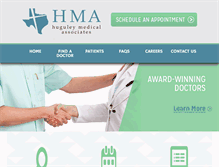 Tablet Screenshot of huguleymedicalassociates.com